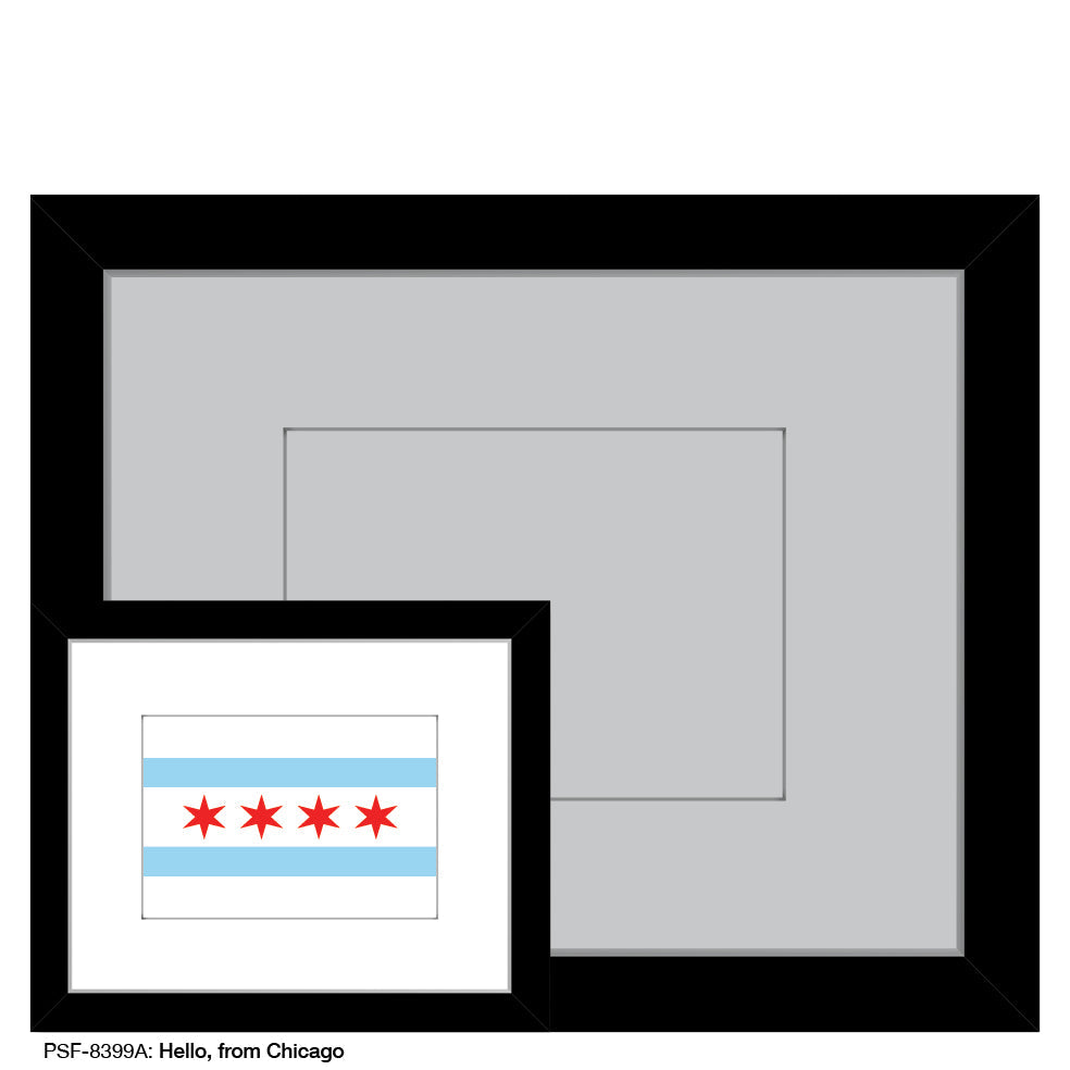 Hello, from Chicago, Print (#8399A)