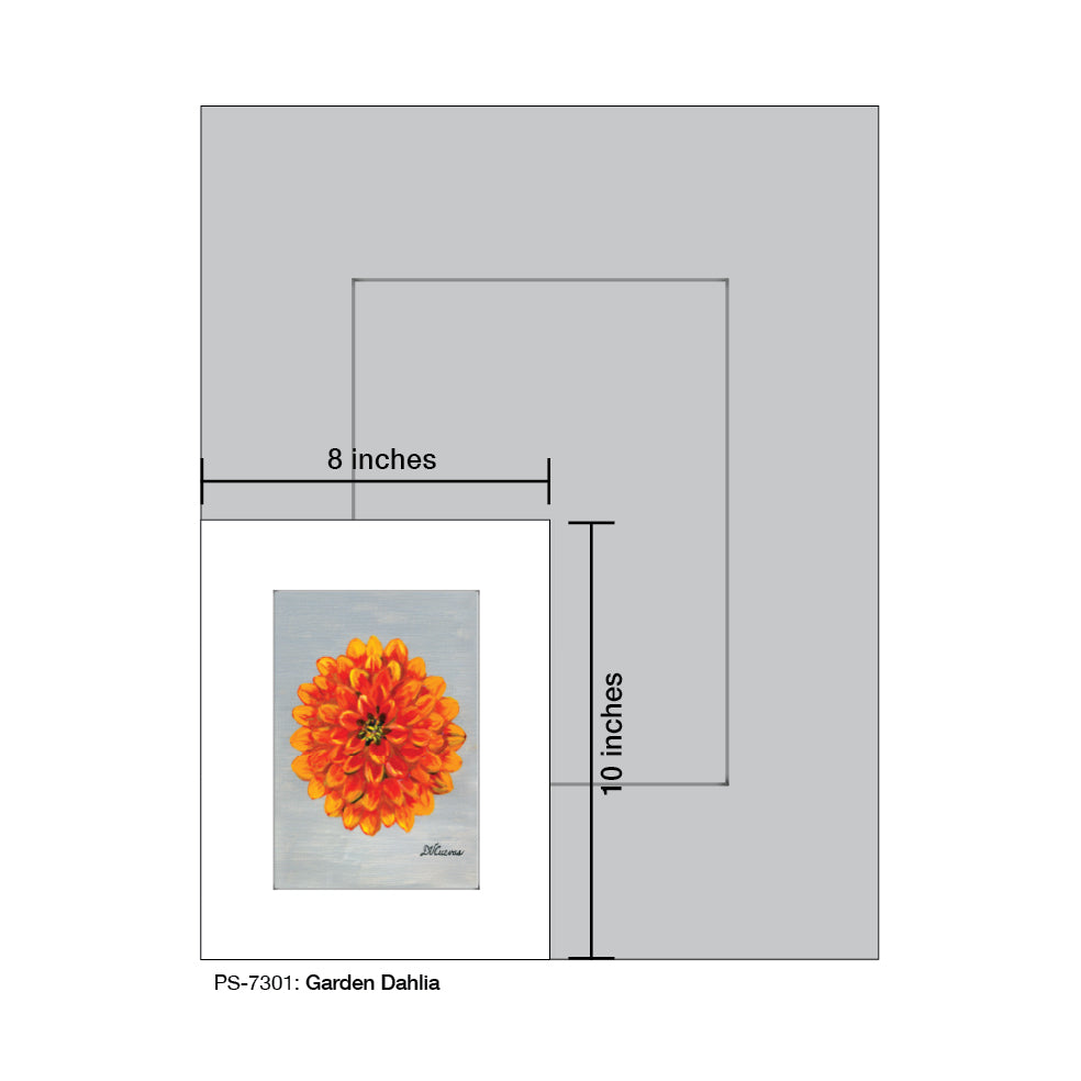 Garden Dahlia, Print (#7301G)