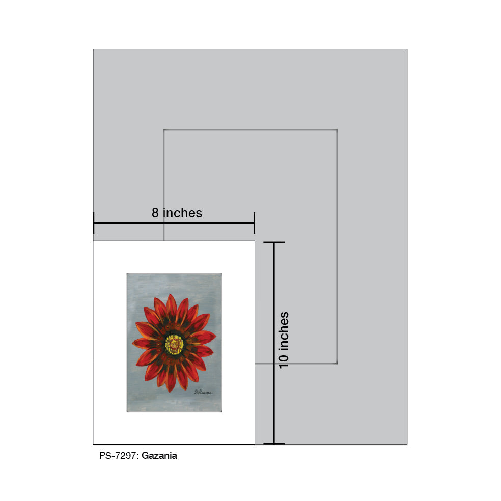 Gazania, Print (#7297A)