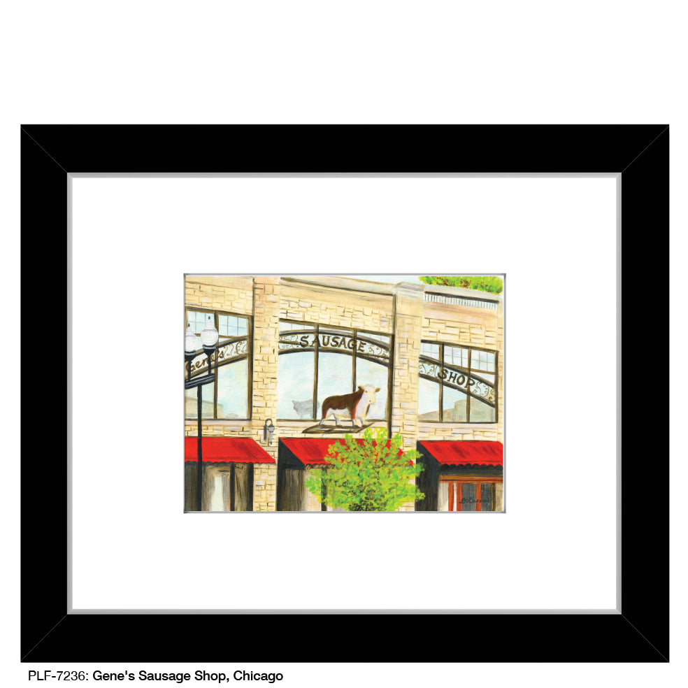 Gene's Sausage Shop, Chicago, Print (#7236B)