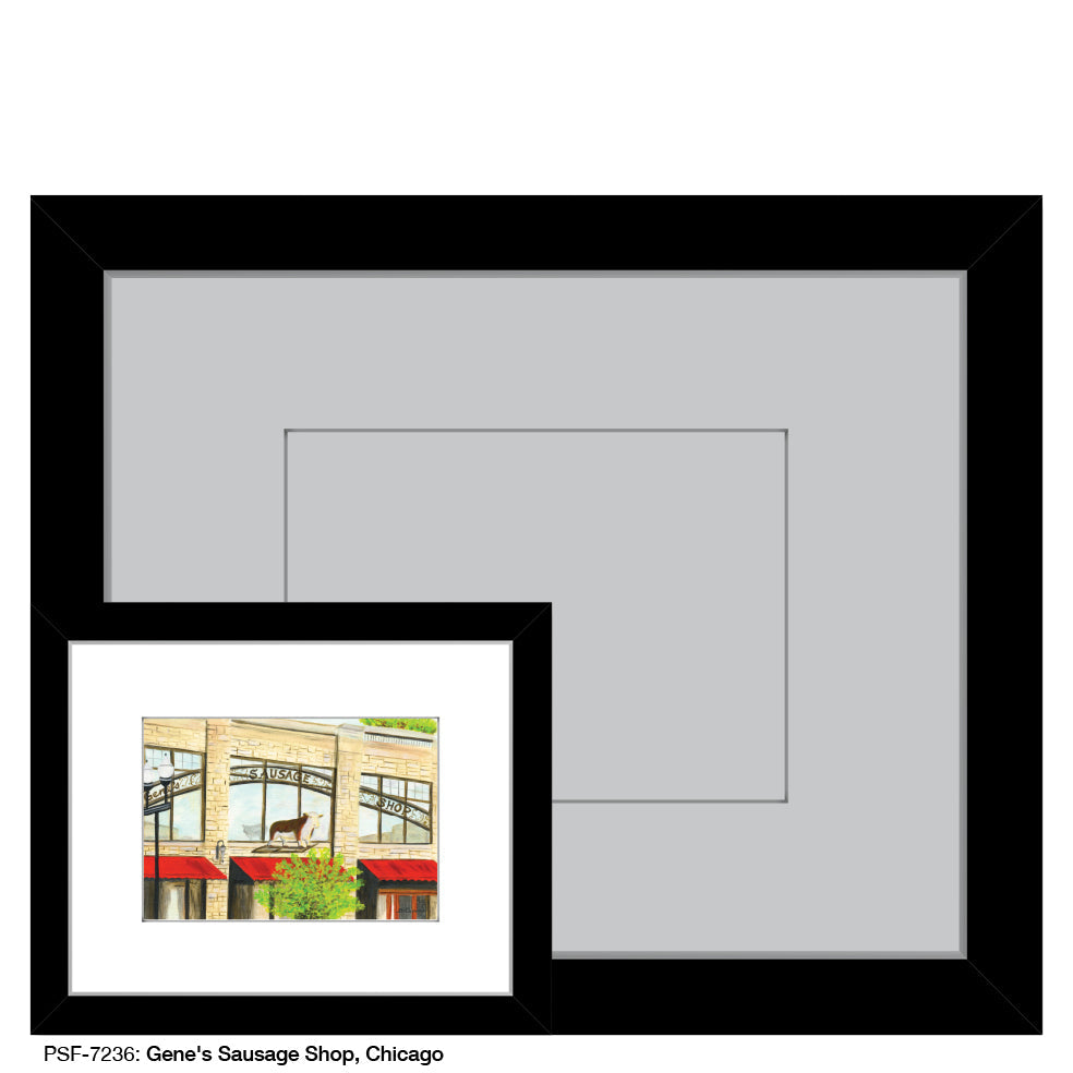 Gene's Sausage Shop, Chicago, Print (#7236B)