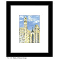 Wrigley & Tribune, Chicago, Print (#7508A)