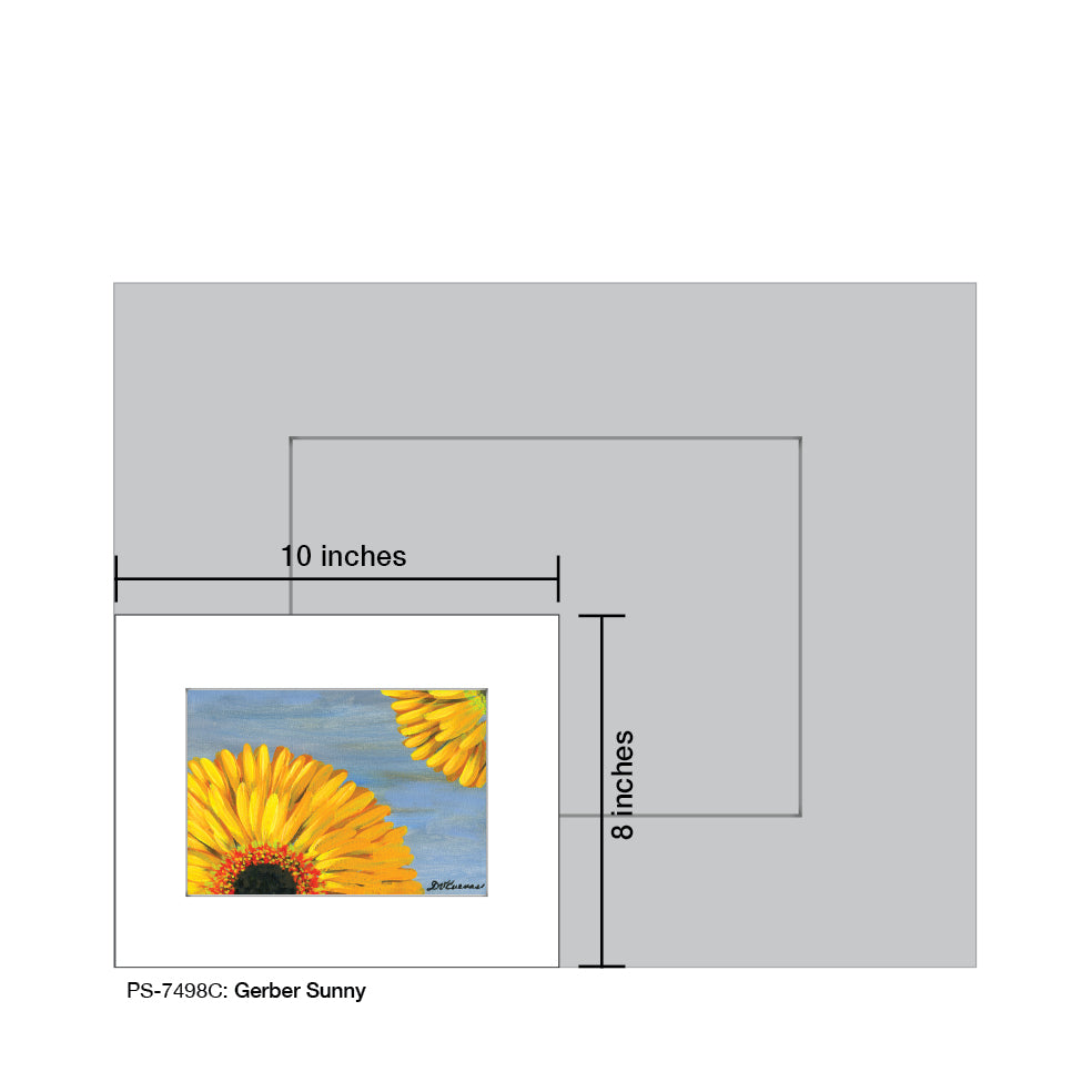 Gerber Sunny, Print (#7498C)