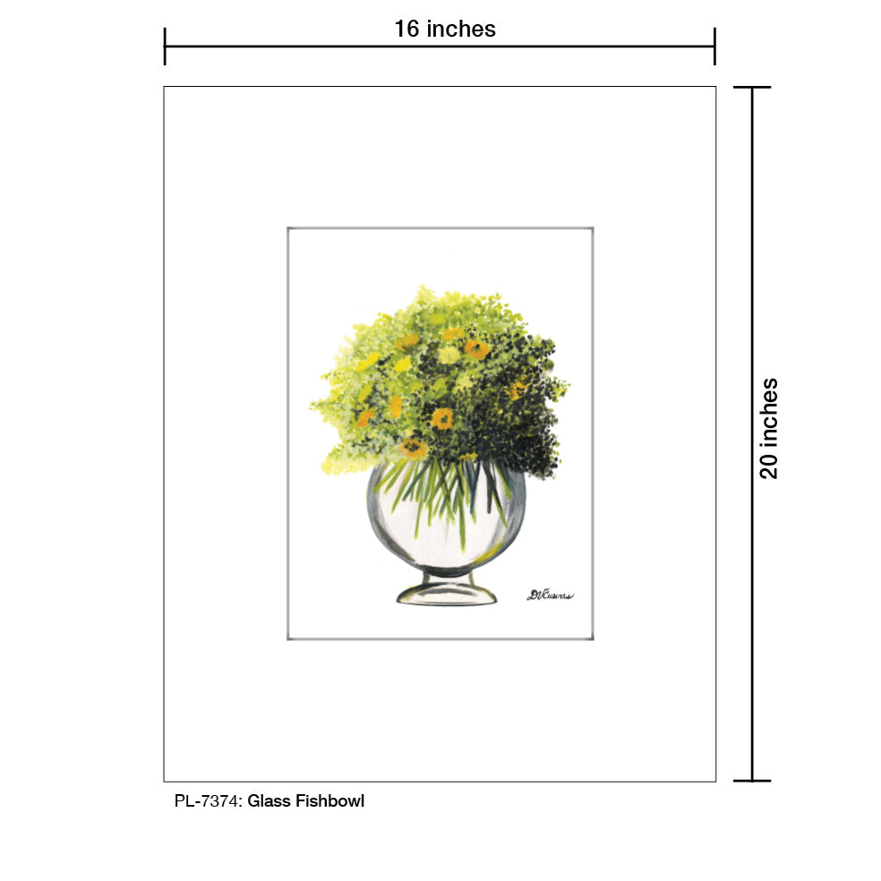 Glass Fishbowl, Print (#7374A)