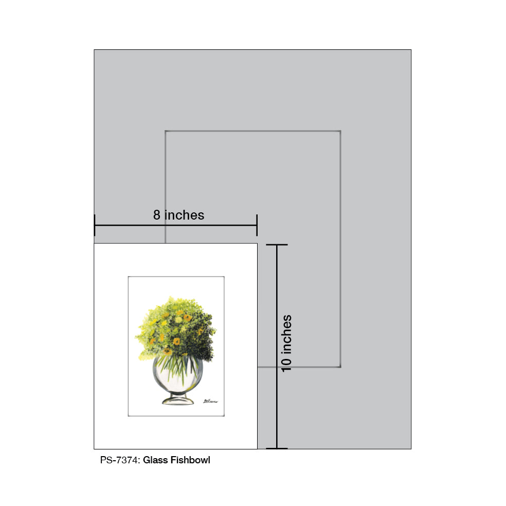 Glass Fishbowl, Print (#7374A)