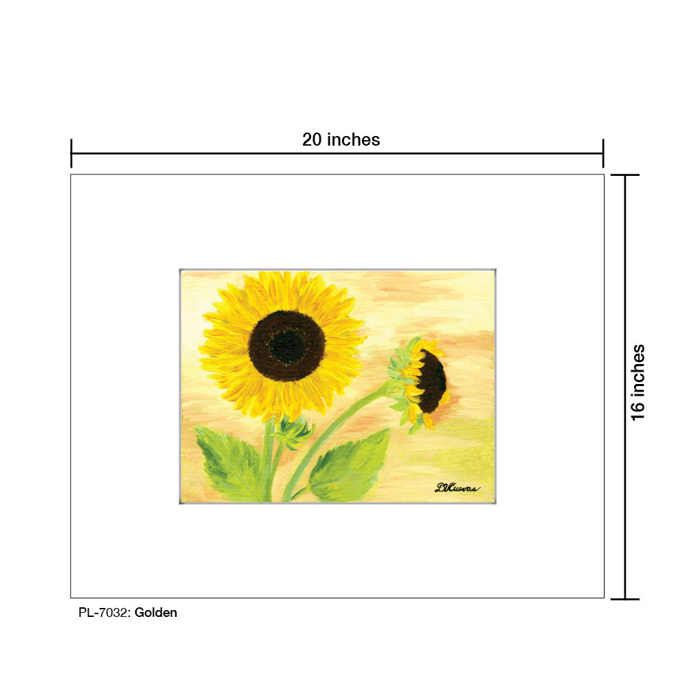 Golden, Print (#7032A)