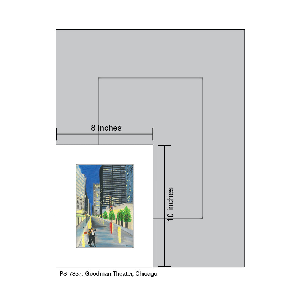 Goodman Theater, Chicago, Print (#7837C)