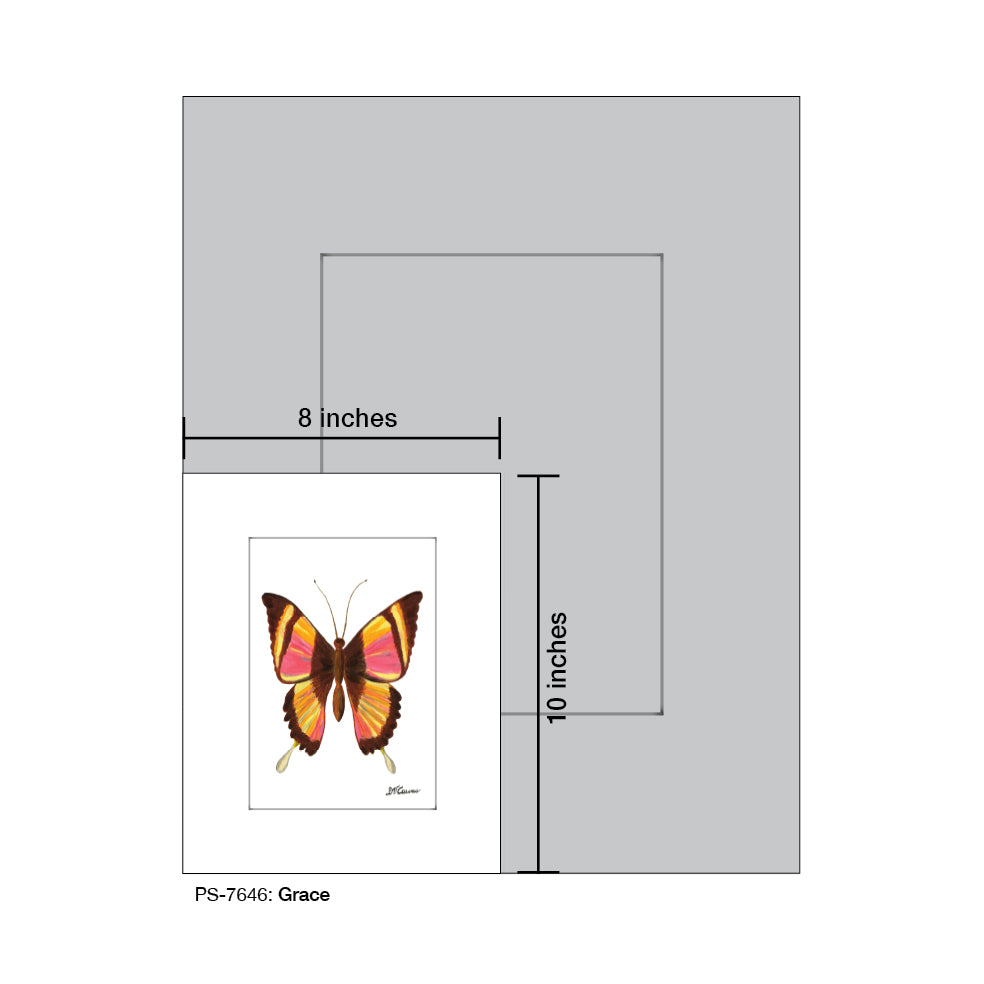 Grace Butterfly, Print (#7646C)