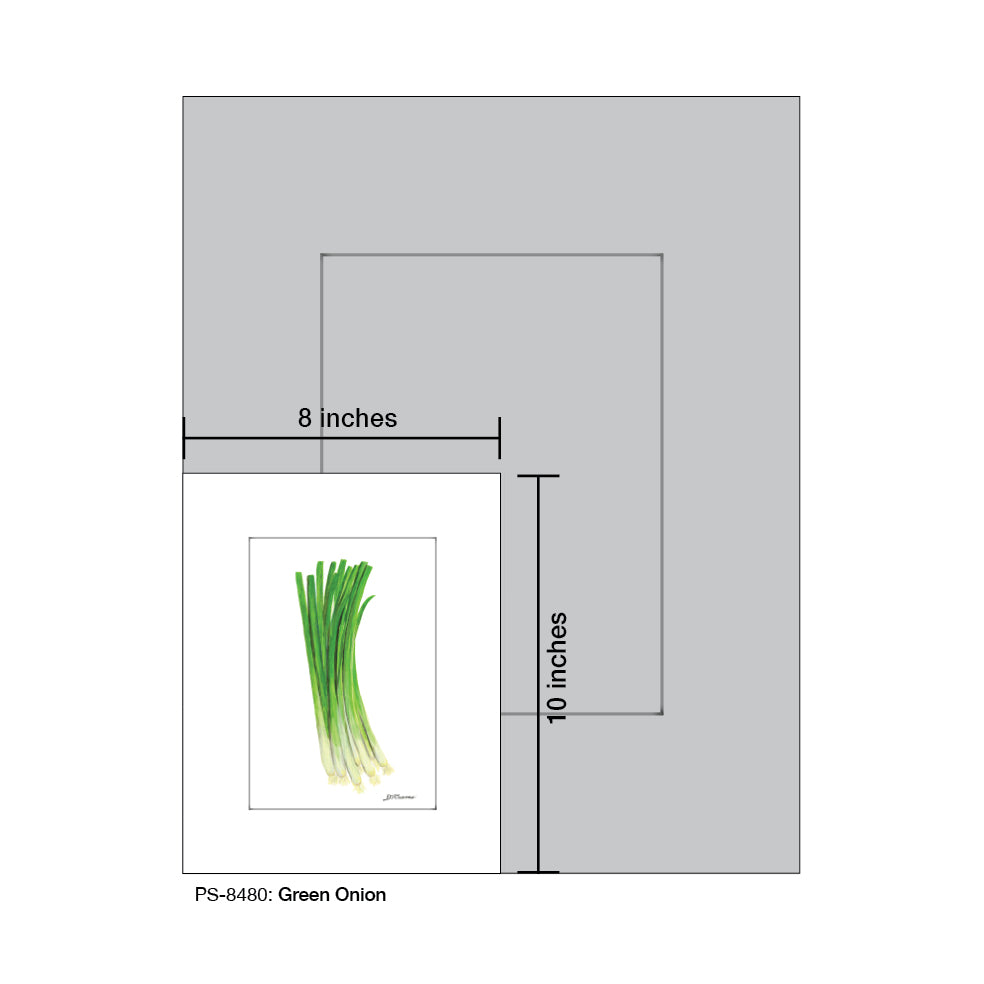 Green Onion, Print (#8480B)