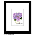 Hydrangeas in Glass, Print (#7307A)
