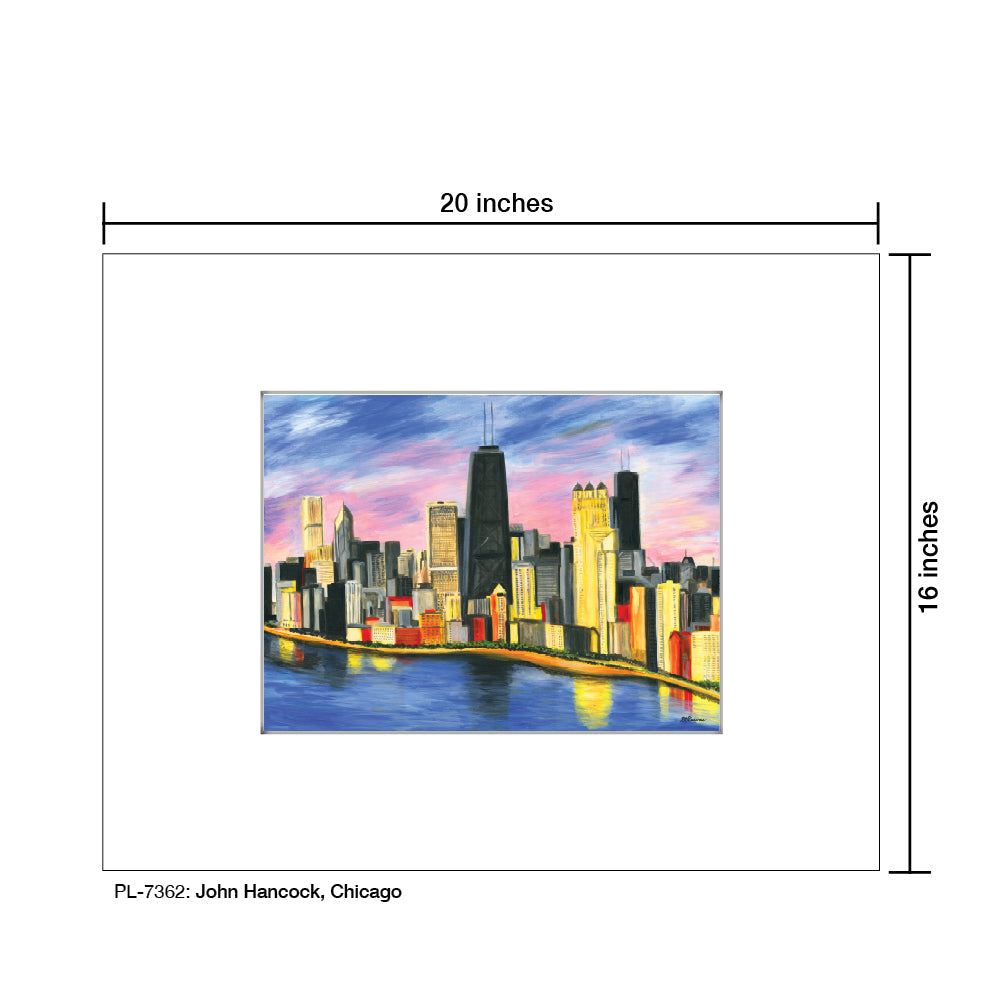 John Hancock, Chicago, Print (#7362A)