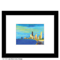Lake Shore Curve, Chicago, Print (#7949A)