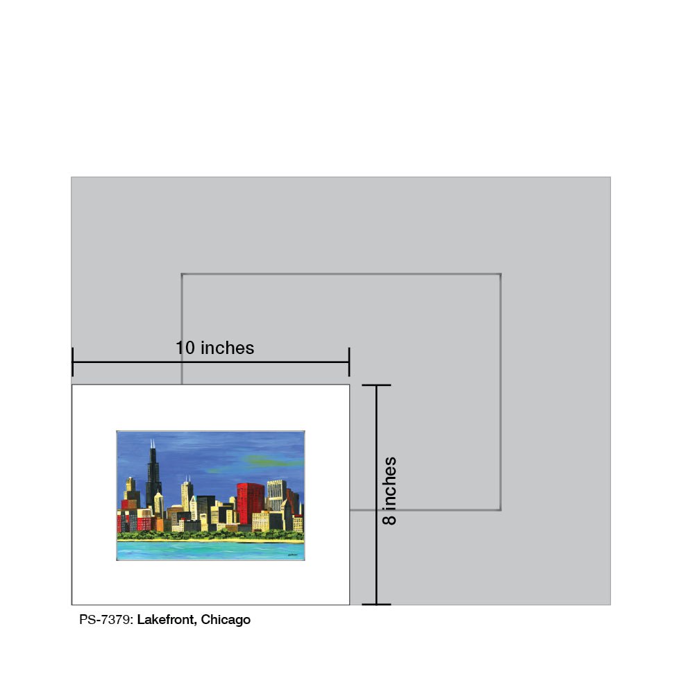 Lakefront, Chicago, Print (#7379A)