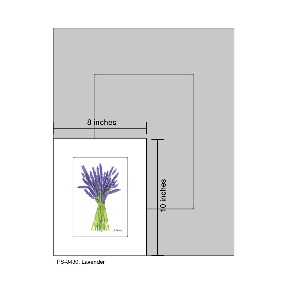 Lavender, Print (#8430C)