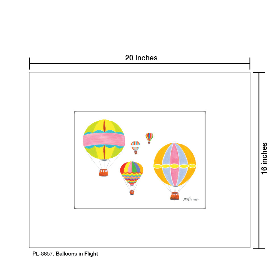 Balloons in Flight, Print (#8657C)