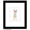 Bunny Pink Ears, Print (#8046D)