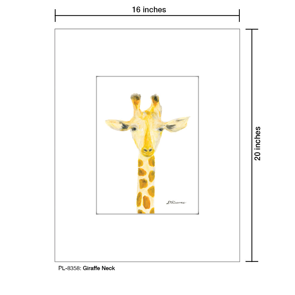 Giraffe Neck, Print (#8358A)