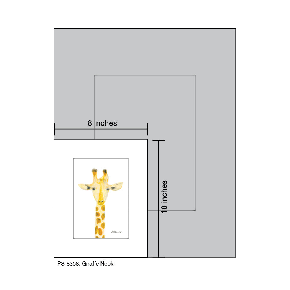 Giraffe Neck, Print (#8358A)