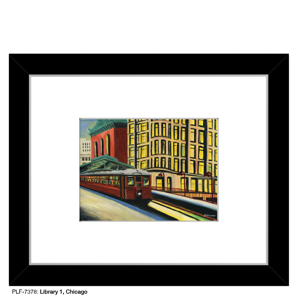 Library 1, Chicago, Print (#7378B)