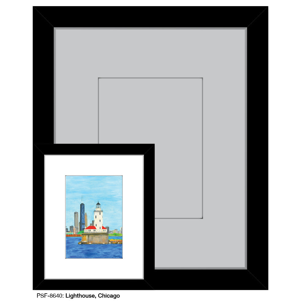 Lighthouse, Chicago, Print (#8640A)