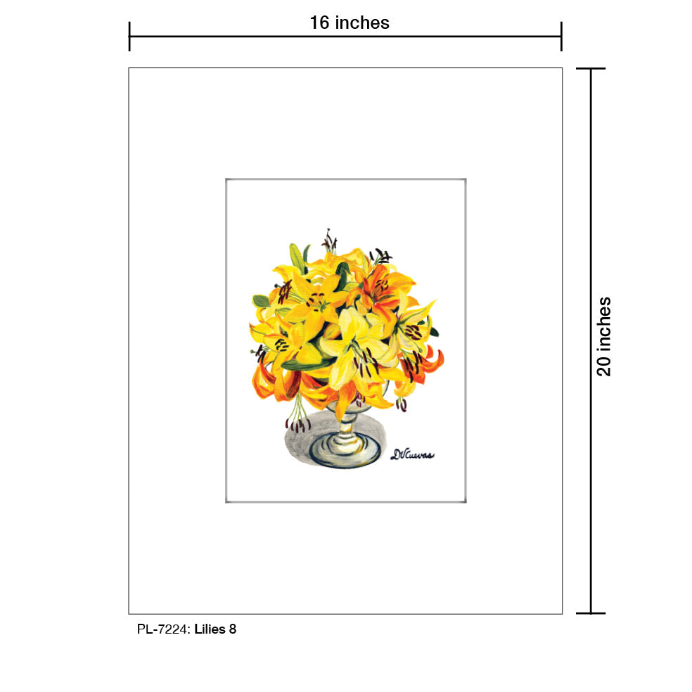Lilies 8, Print (#7224A)