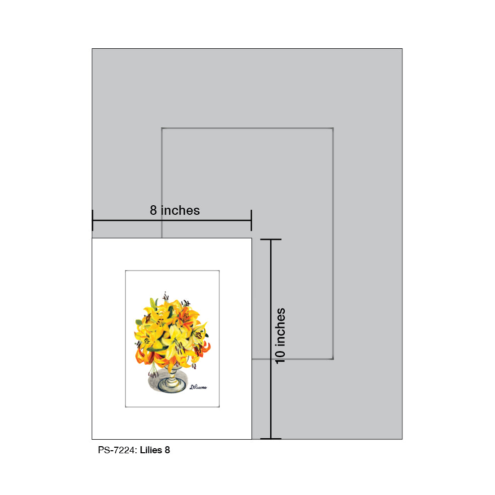 Lilies 8, Print (#7224A)