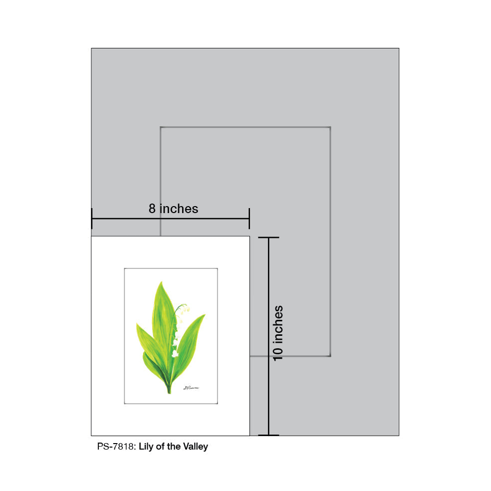 Lily of the Valley, Print (#7818C)