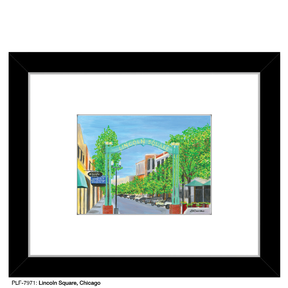 Lincoln Square, Chicago, Print (#7971A)