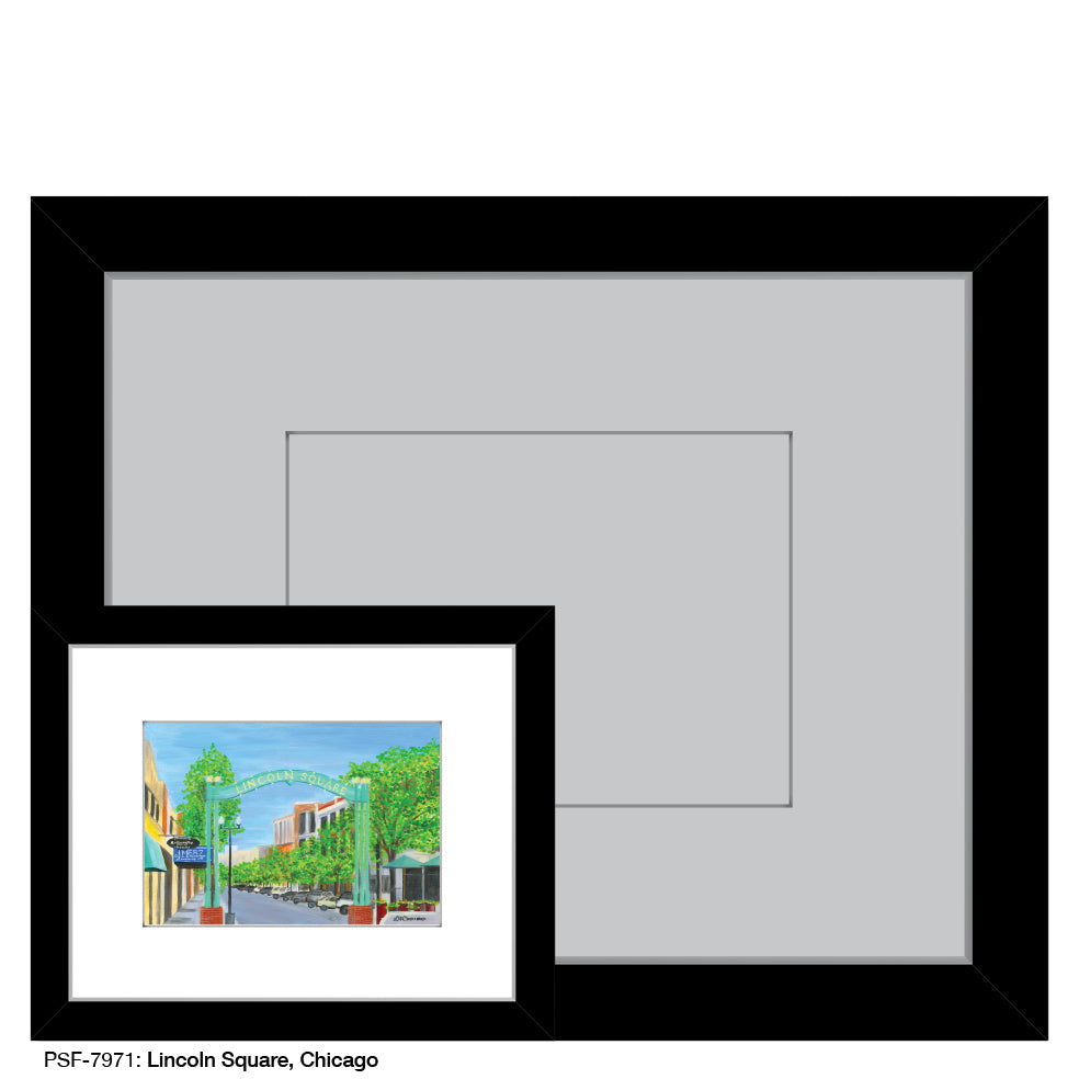 Lincoln Square, Chicago, Print (#7971A)