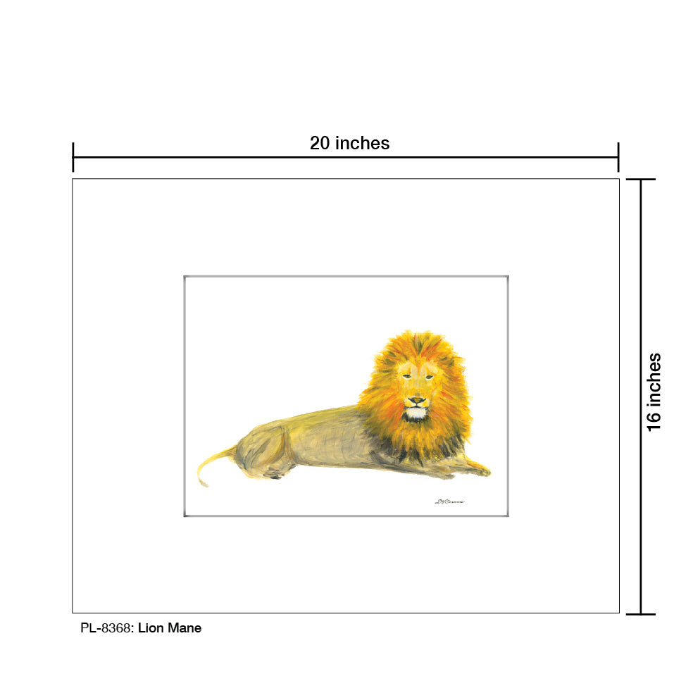 Lion Mane, Print (#8368D)