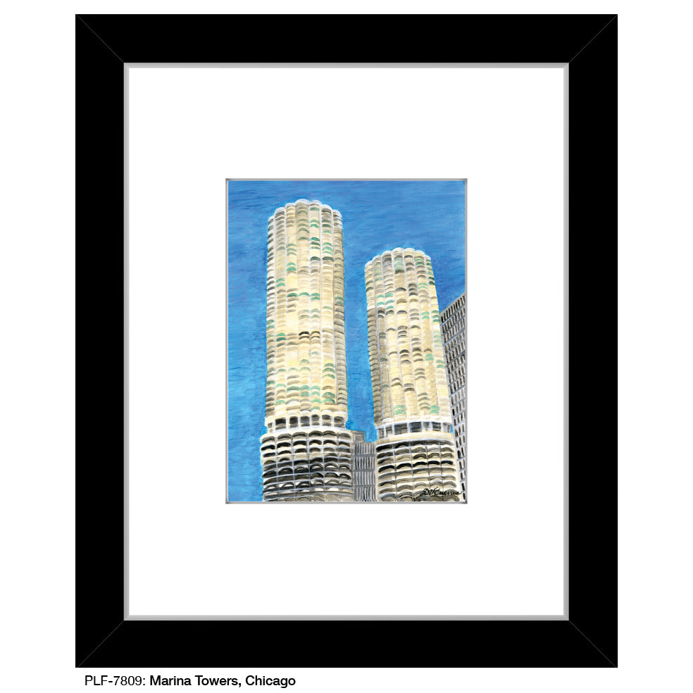 Marina Towers, Chicago, Print (#7809A)
