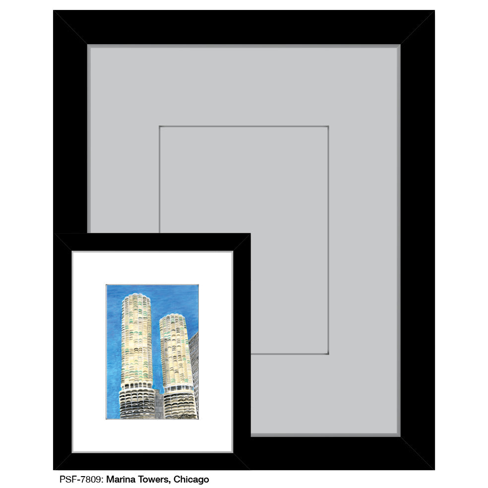 Marina Towers, Chicago, Print (#7809A)