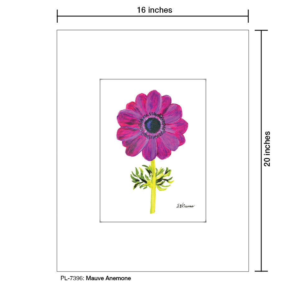 Mauve Anemone, Print (#7396A)