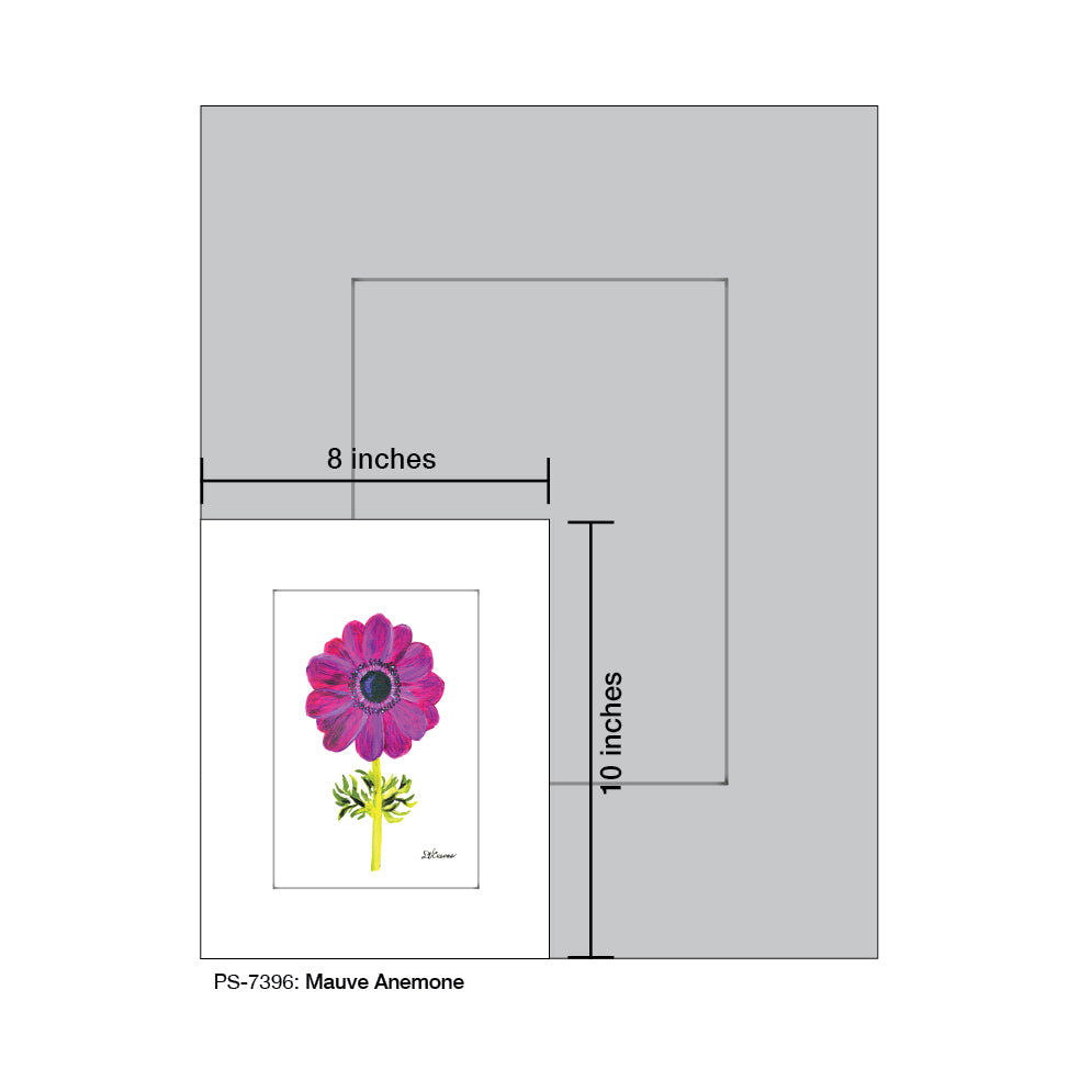 Mauve Anemone, Print (#7396A)