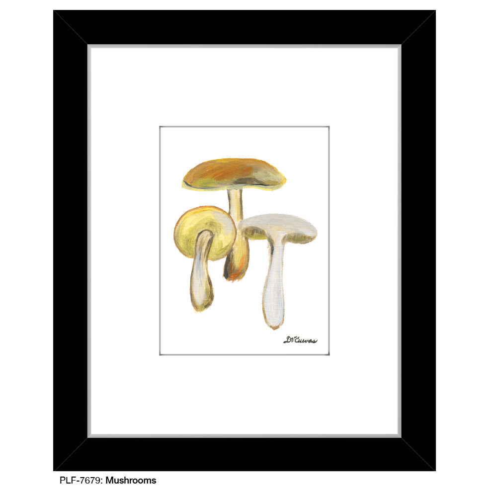Mushrooms, Print (#7679A)