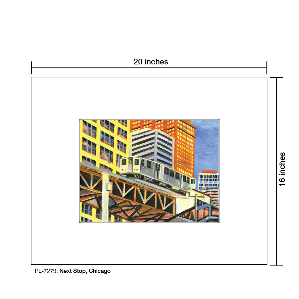 Next Stop, Chicago, Print (#7279B)