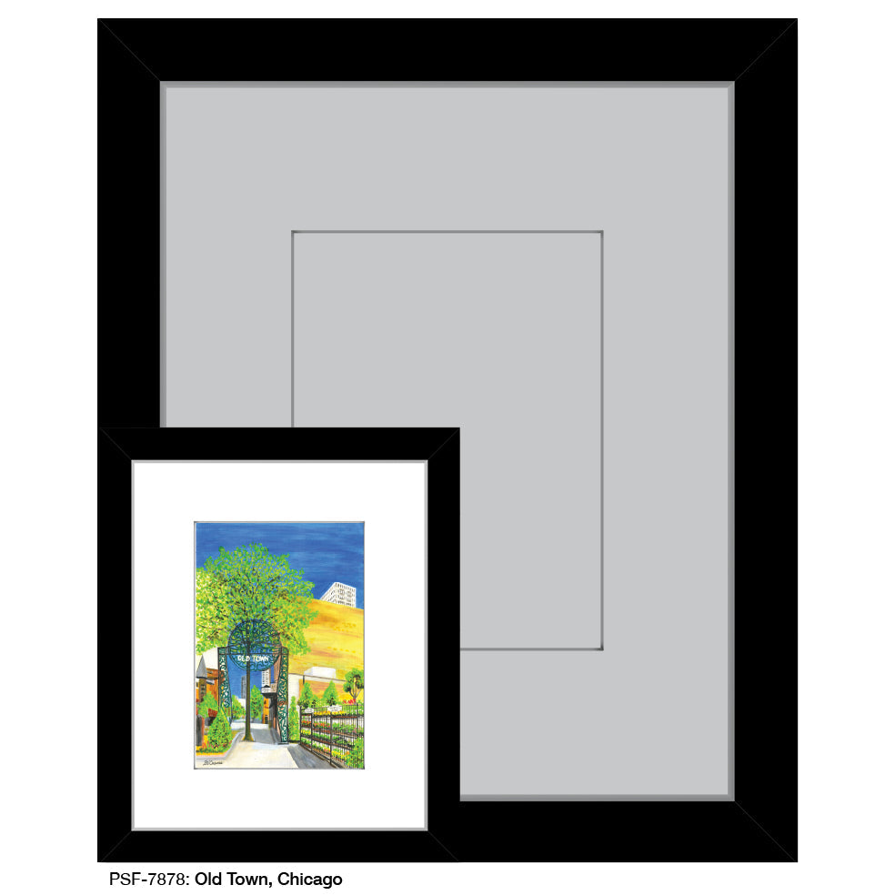 Old Town, Chicago, Print (#7878A)