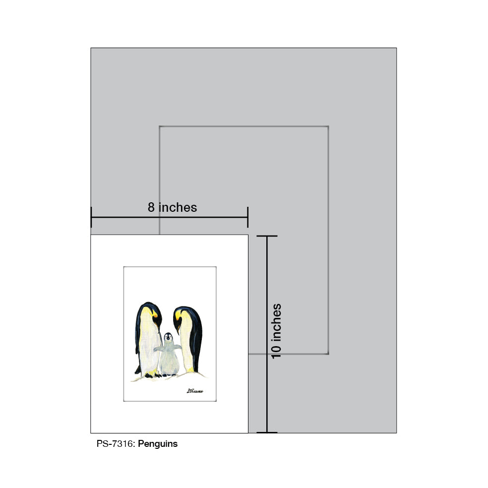 Penguins, Print (#7316A)