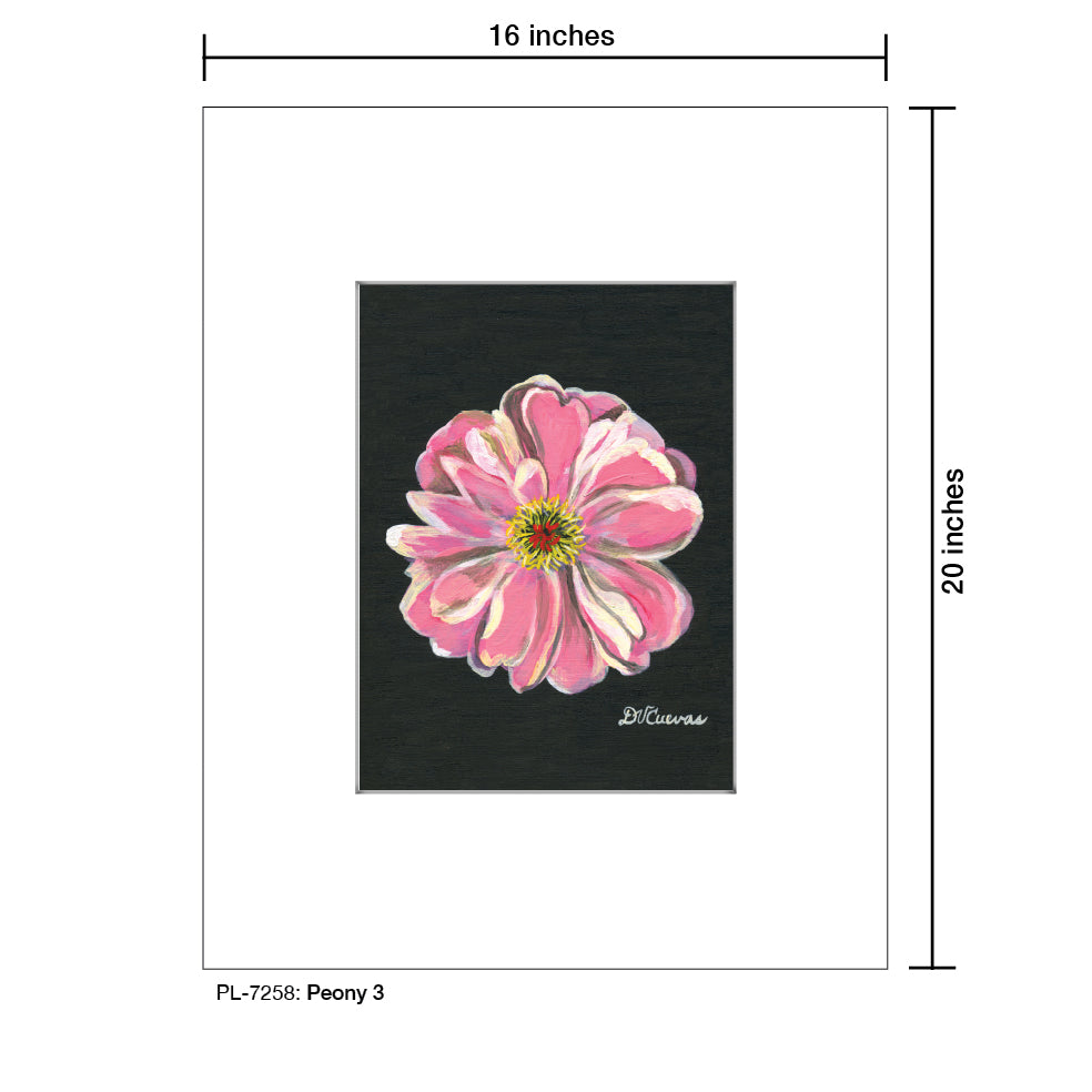 Peony 3, Print (#7258D)