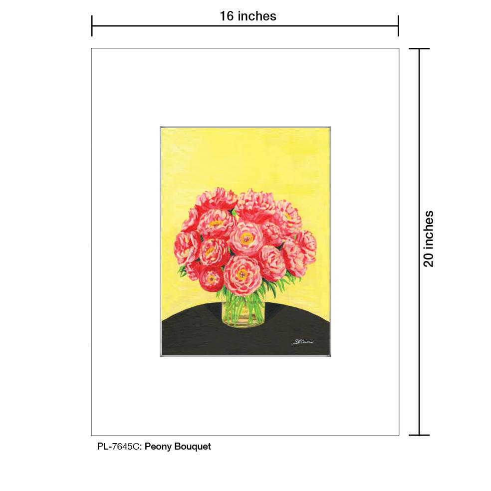 Peony Bouquet, Print (#7645C)