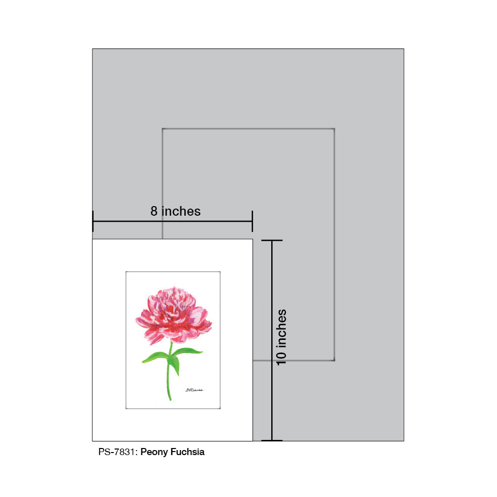 Peony Fuchsia, Print (#7831A)