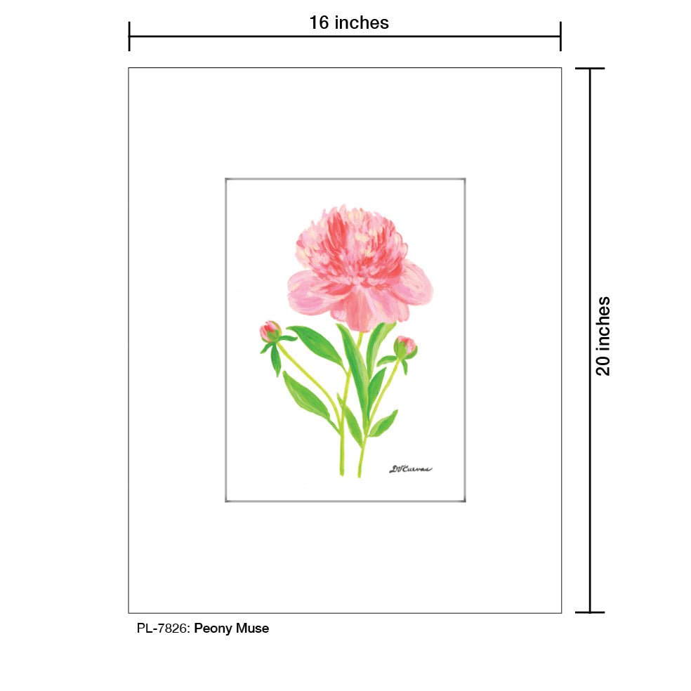 Peony Muse, Print (#7826A)