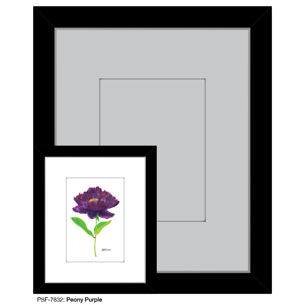 Peony Purple, Print (#7832A)