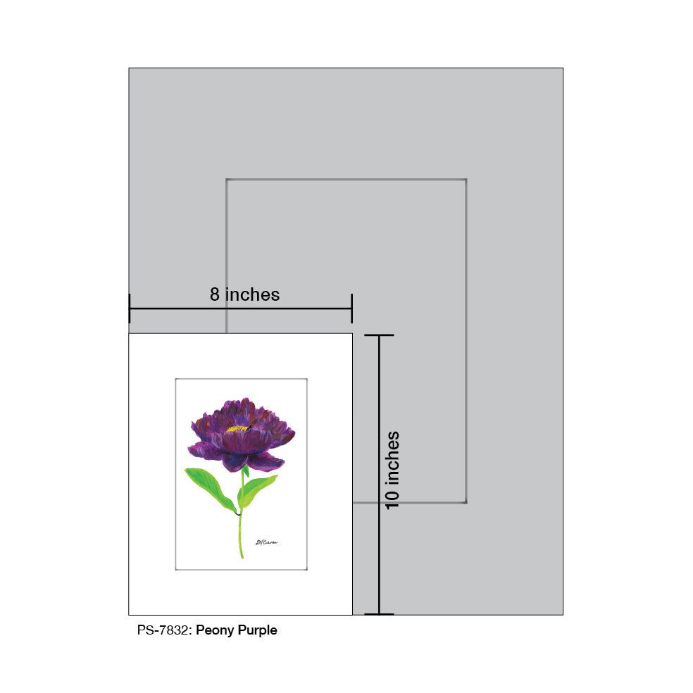 Peony Purple, Print (#7832A)