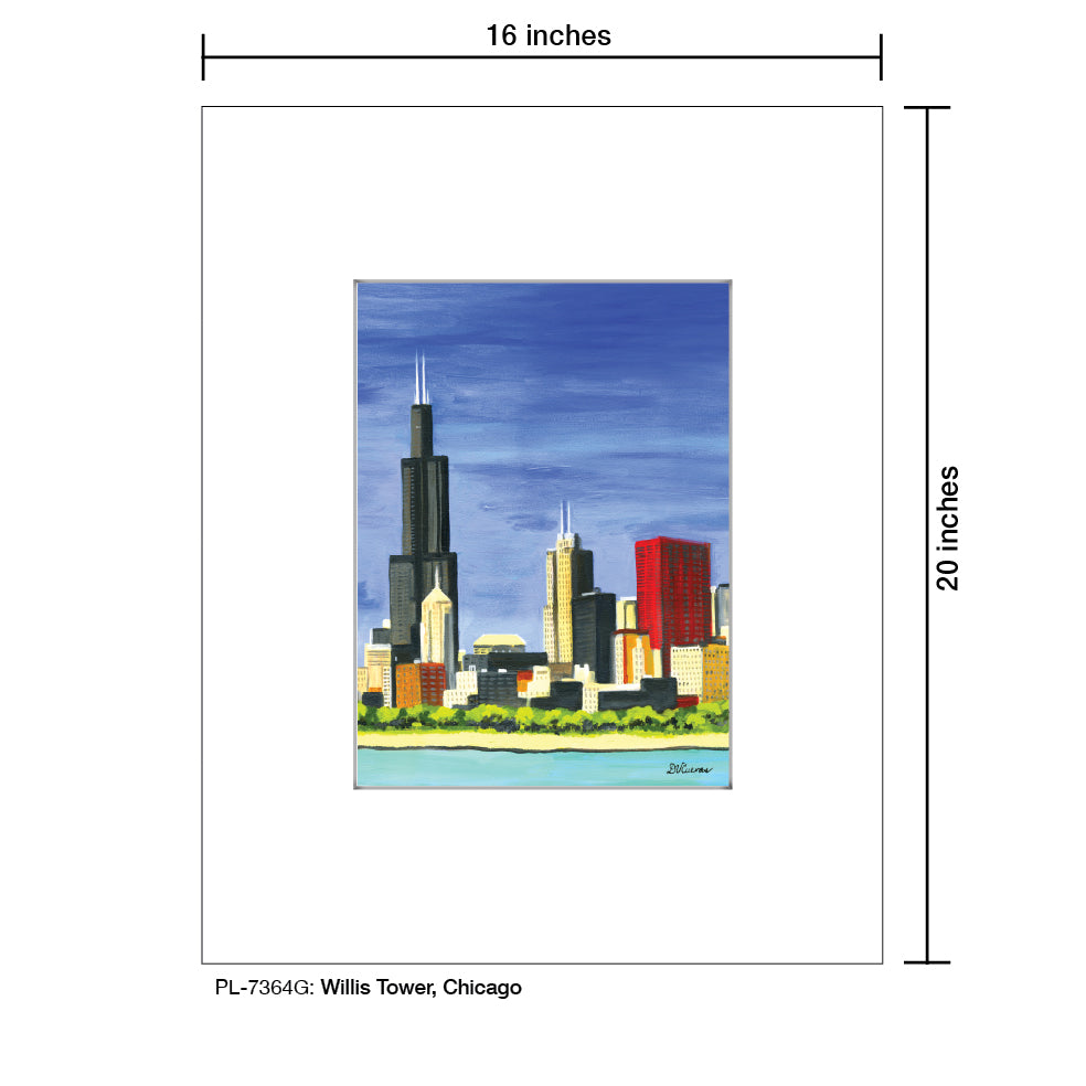 Sears Tower, Chicago, Print (#7364G)