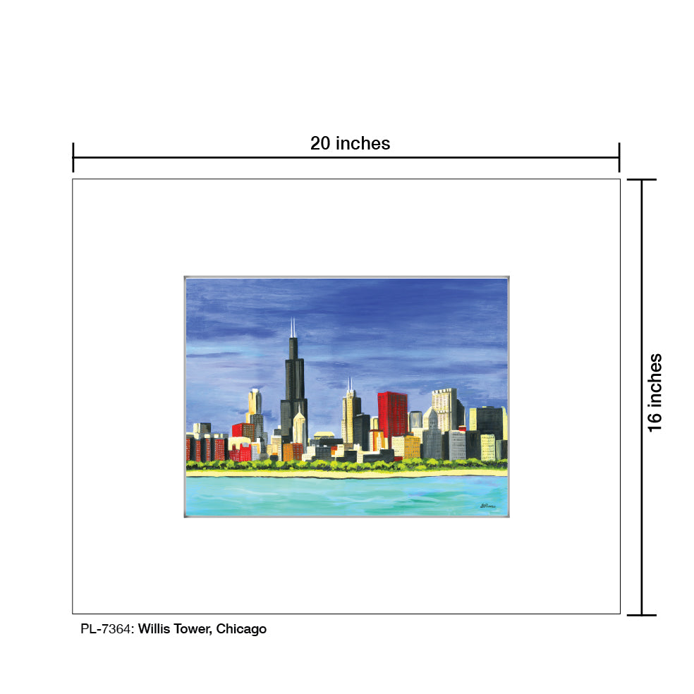 Sears Tower, Chicago, Print (#7364B)