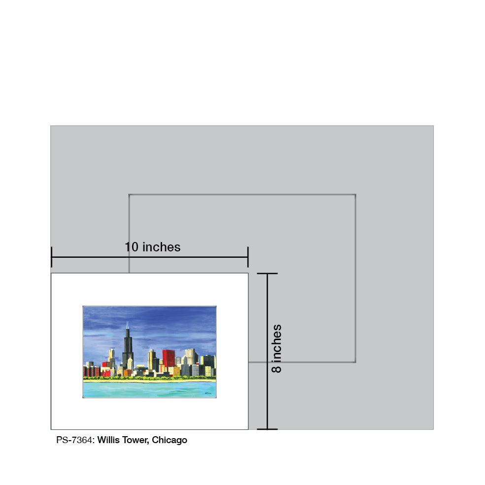 Sears Tower, Chicago, Print (#7364B)