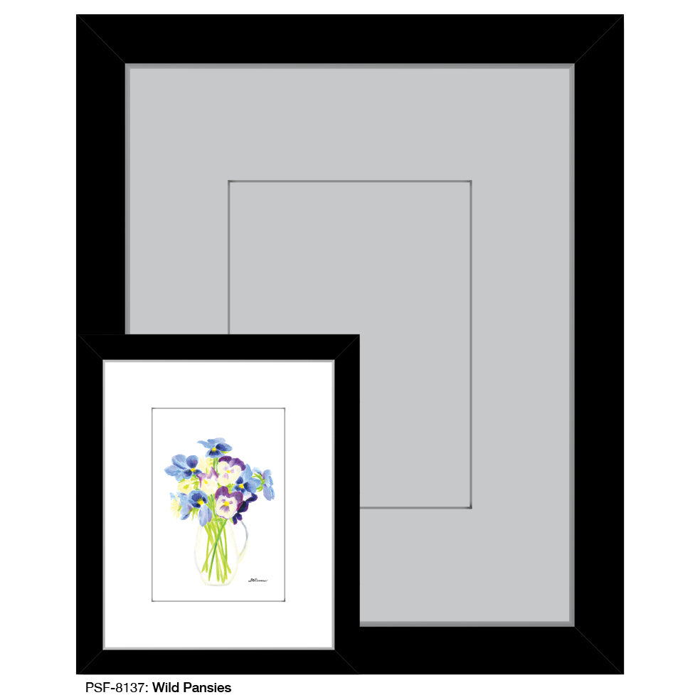 Wild Pansies, Print (#8137E)