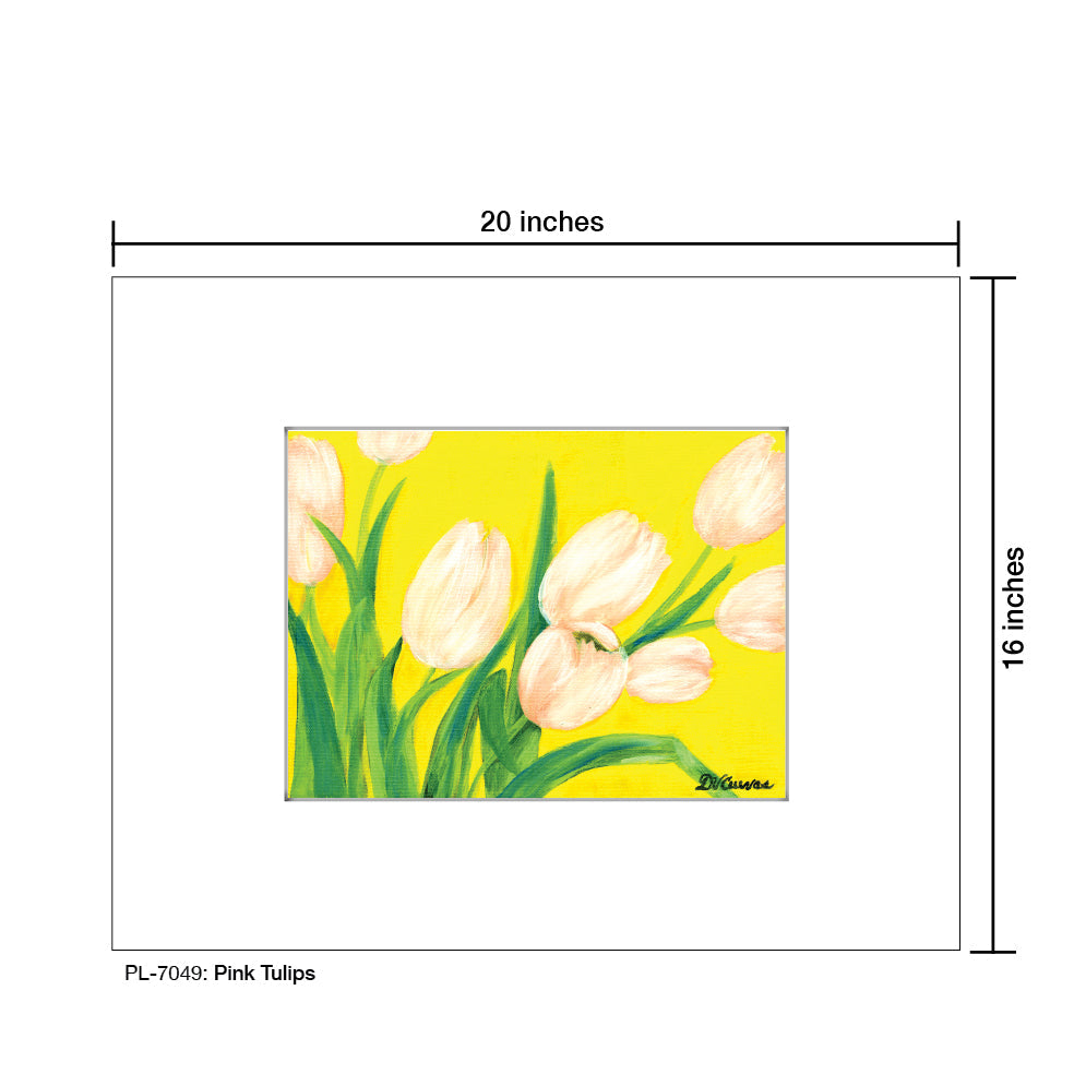 Pink Tulips, Print (#7049P)