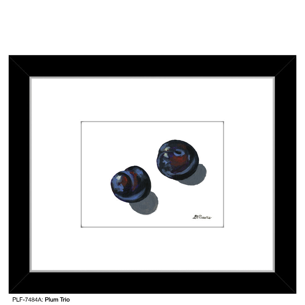 Plum Trio 1, Print (#7484A)